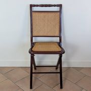 Set of 5 caned chairs