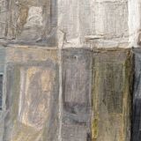 Abstract composition on panel