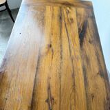 Table de ferme bureau noyer XIXème