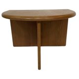 Vintage  side tables in oak minimalist design