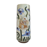 Art Nouveau style opaline vase