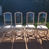 Louis XIV solid wood chairs