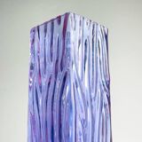 Vintage Textured Murano Glass Vase Tronchi, Italy, 1970s