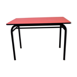Red formica bistro table