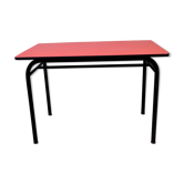 Table bistrot formica rouge