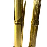 Pair of lampposts "Canna di Bambù" created by G&C studio and Disegno Rome, Italy, 1970