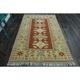 1970s Vintage Turkish Oushak Handmade  Red Yellow Area Rug 152x223