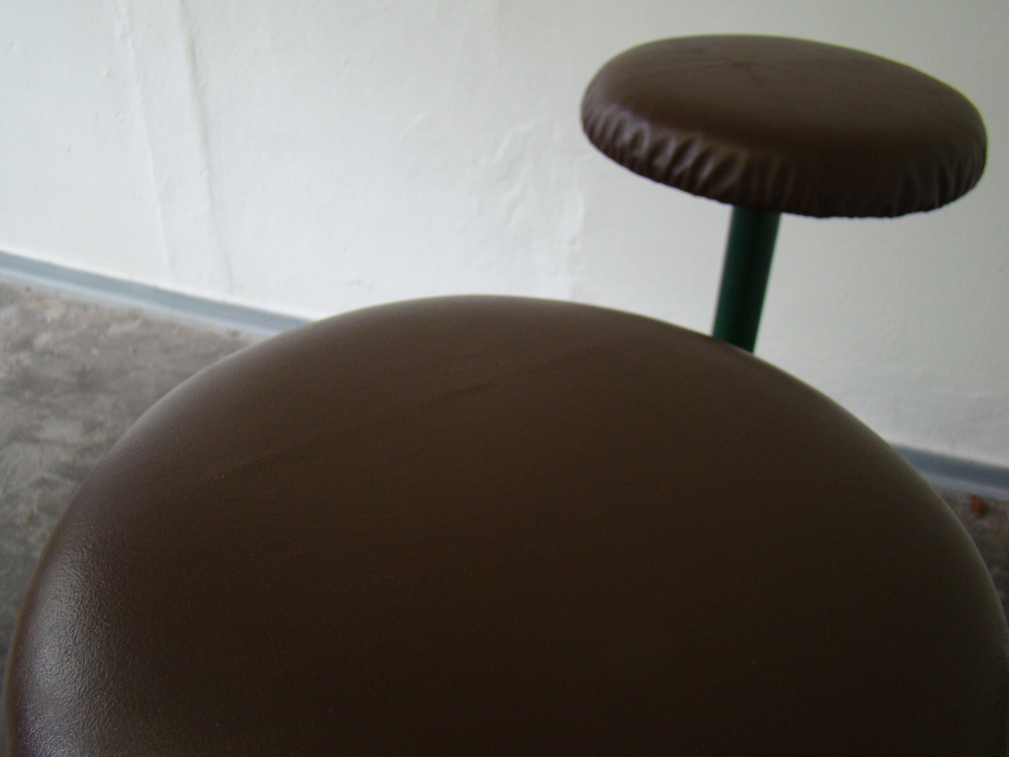 Set of 3 Industrial heavy weight bar stools