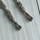 Silver-plated knife and cake server set