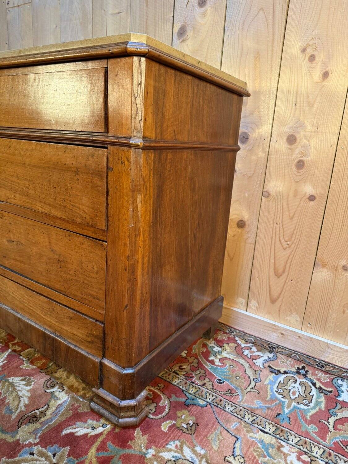 Louis Philippe period walnut commode