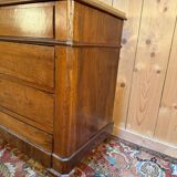 Louis Philippe period walnut commode