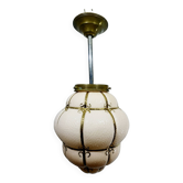 Suspension Verre Soufflé Rose