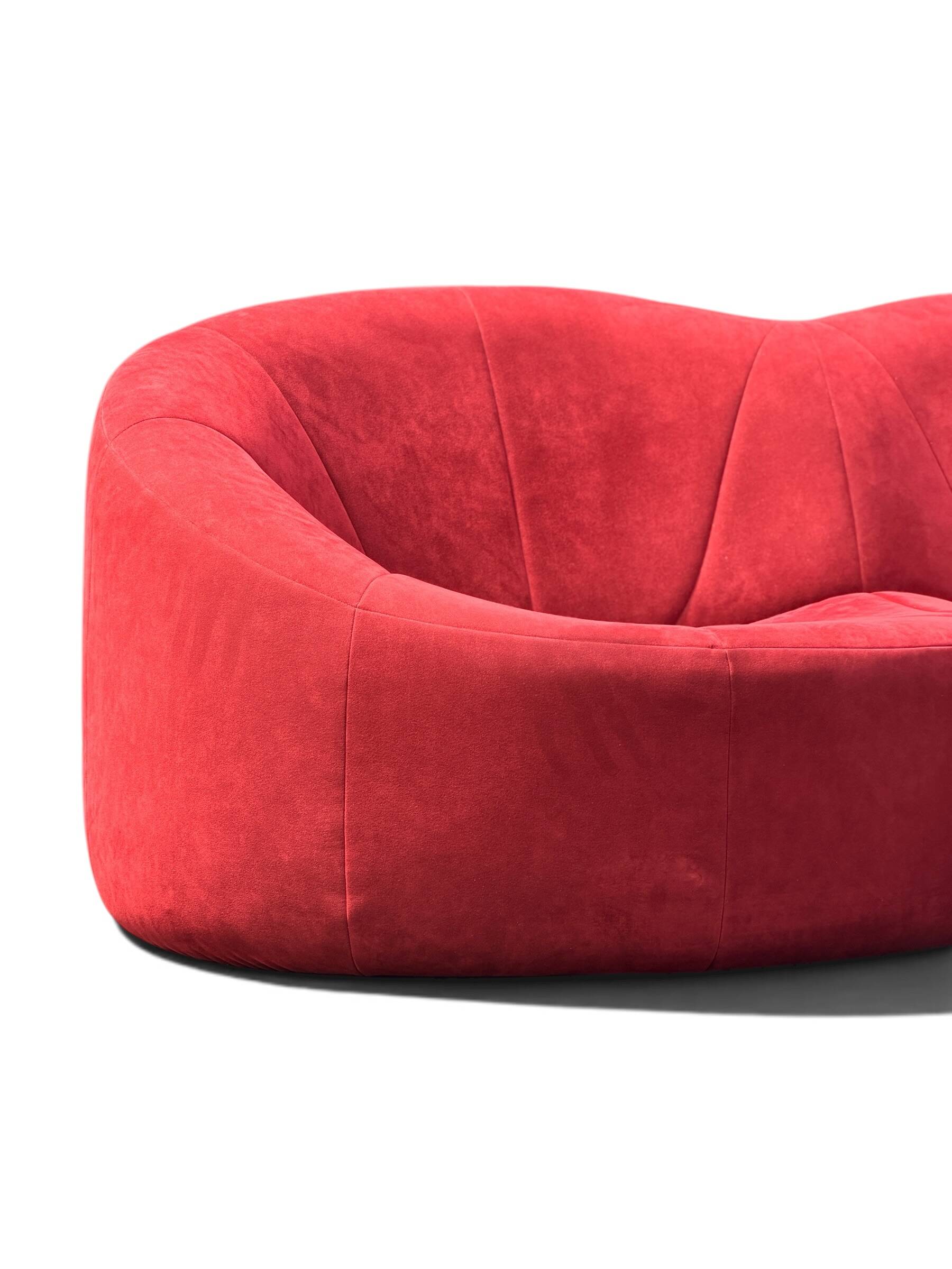 Red Pumpkin Sofa for 2 - Pierre Paulin - Ligne Roset (circa 2000)