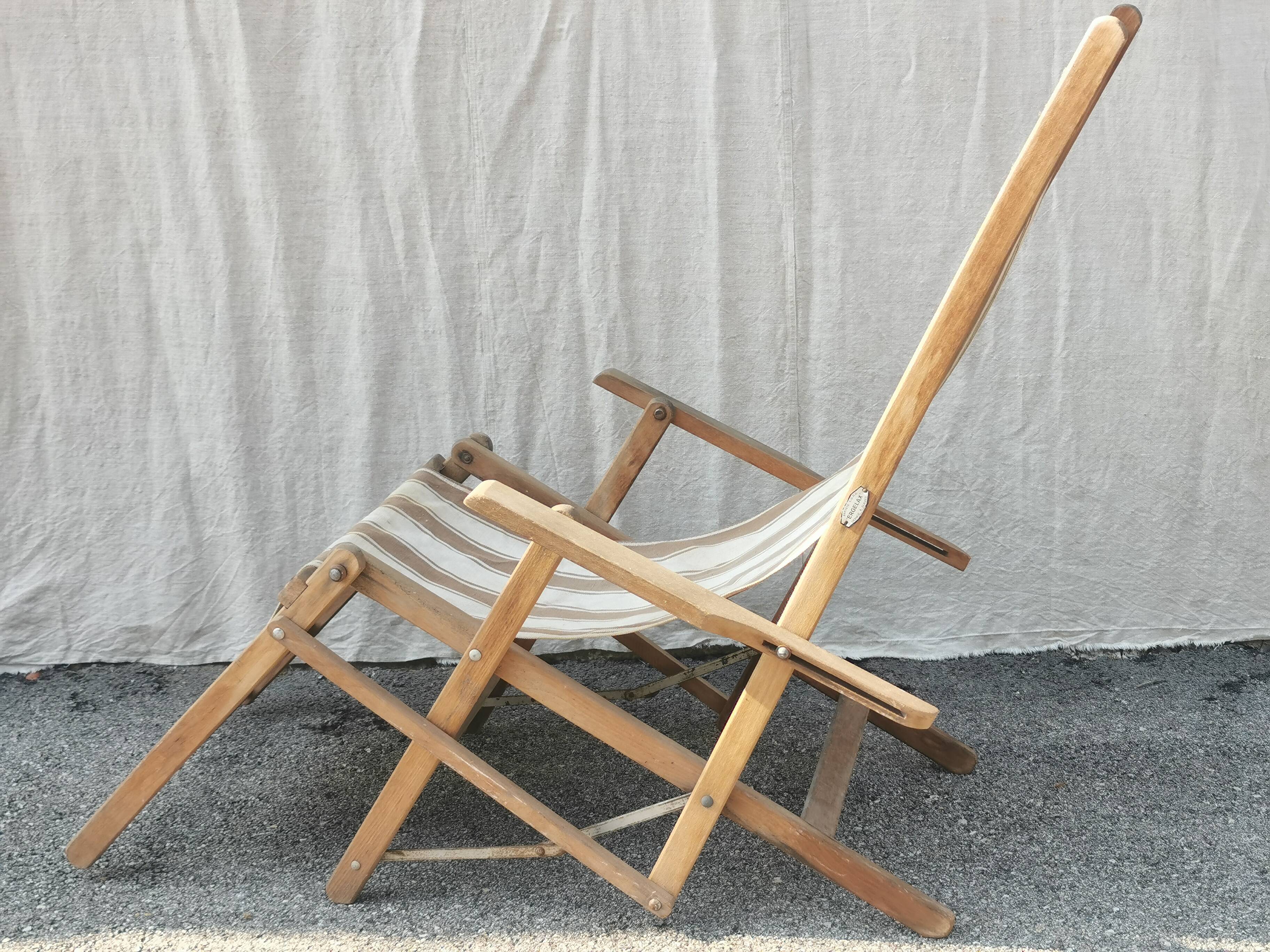 Paire de chiliennes vintage 60