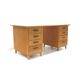 Vintage desk with light green