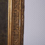 oil on ancient canvas
