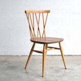 Series of four “candlestick” chairs by Lucian Ercolani