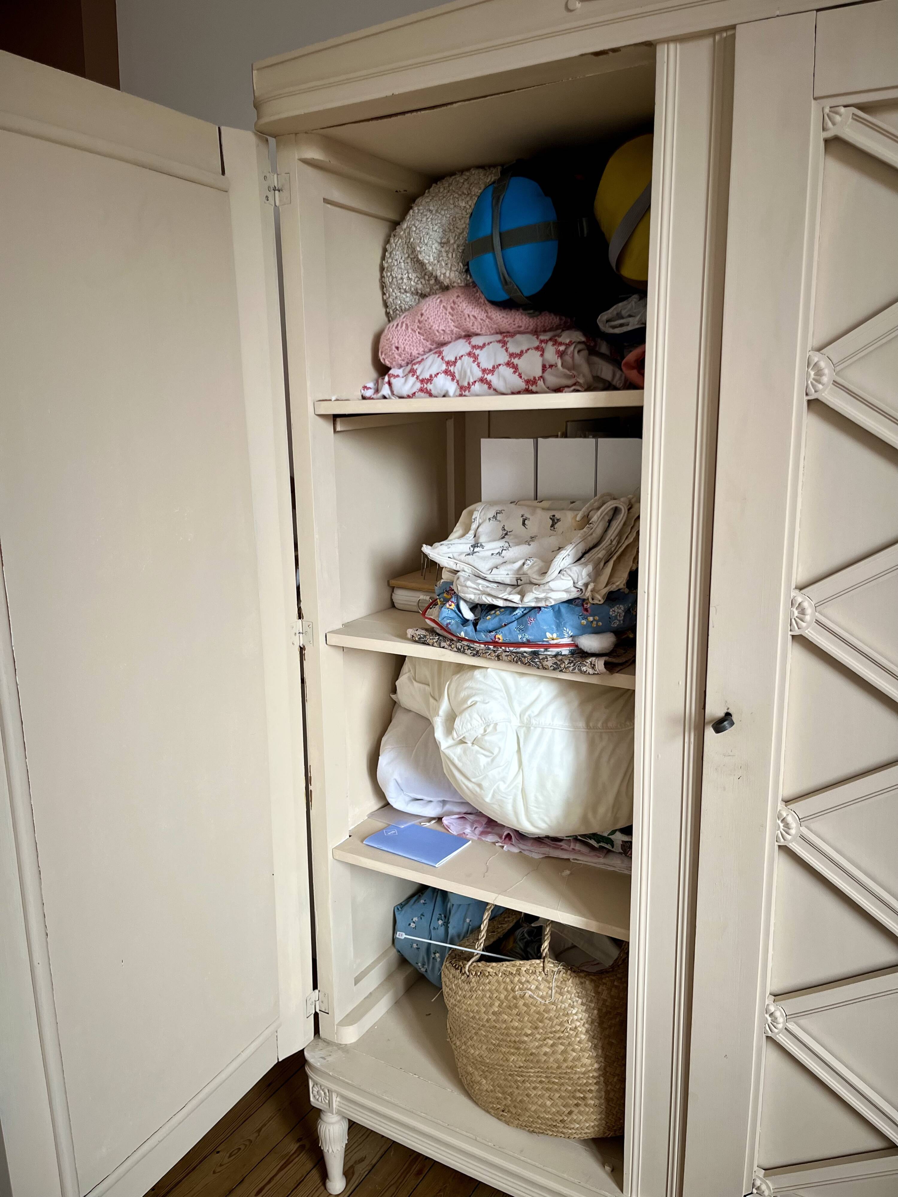 Carved wooden cabinet