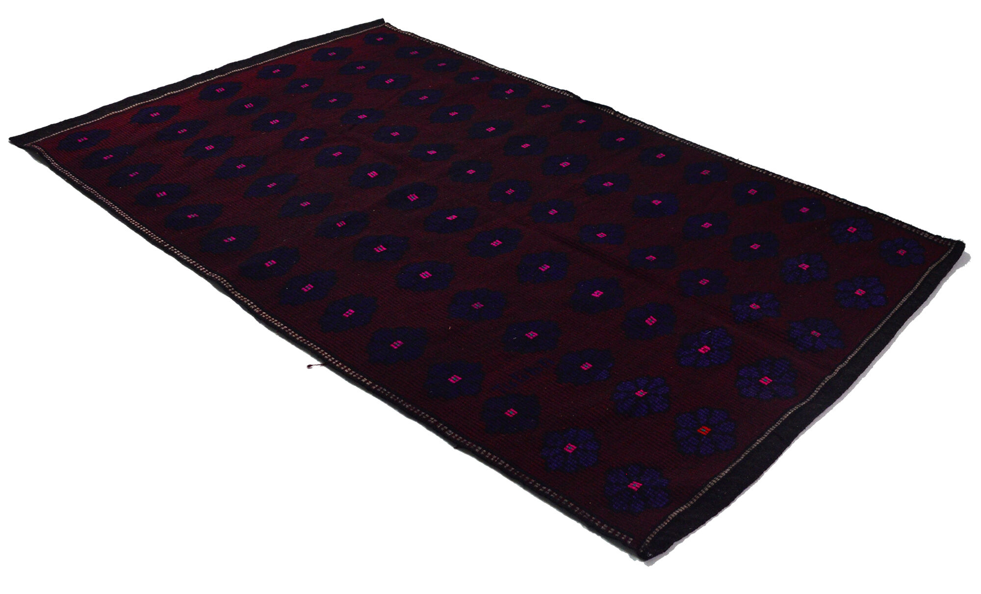 Anatolian handmade kilim rug 295 cm x 182 cm