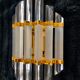 Venini sconce with gilding and finish frost glass