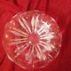 Crystal ashtray / pocket emptying tray / val st lambert sign