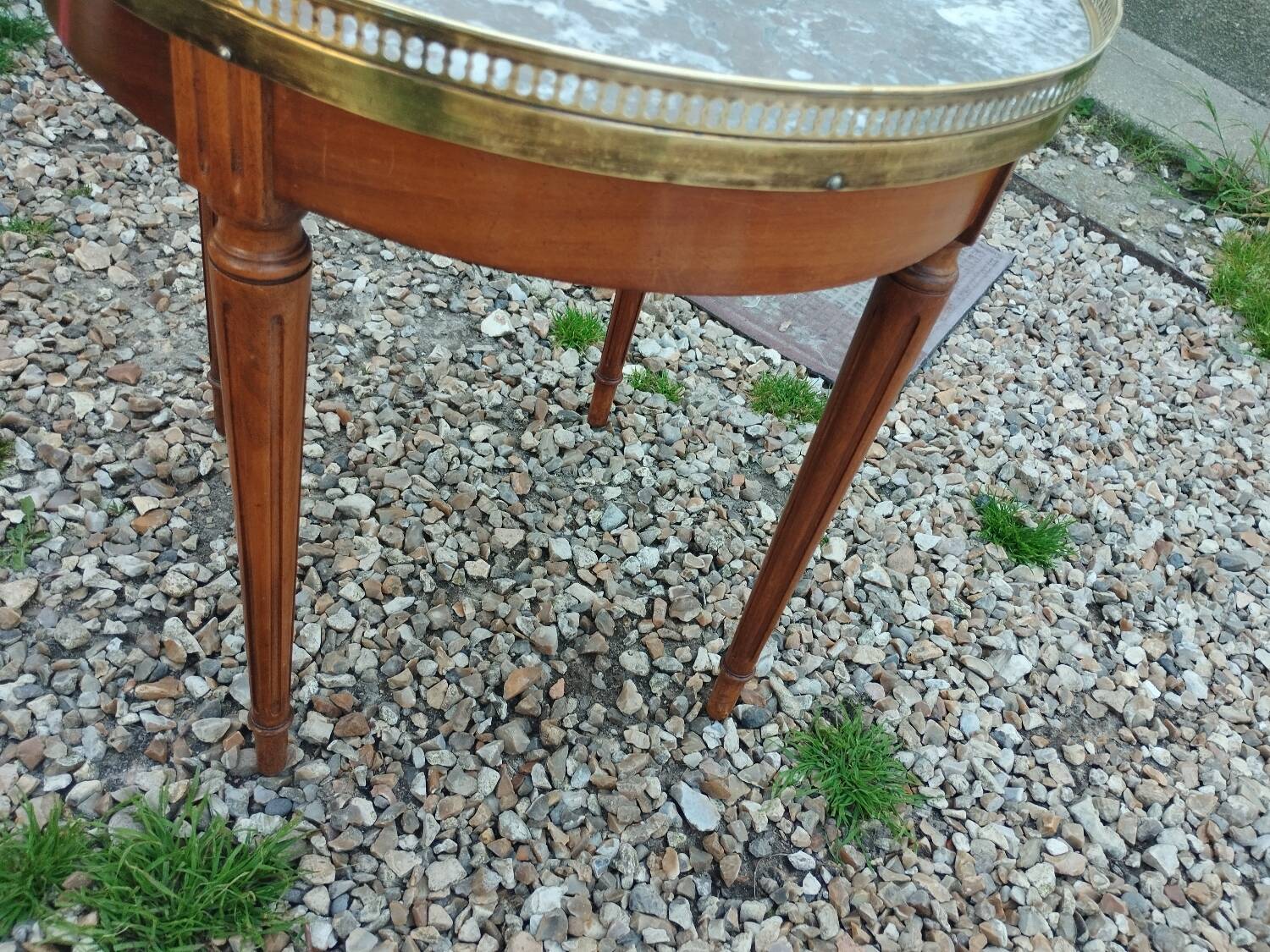 Table  bouillotte ancienne