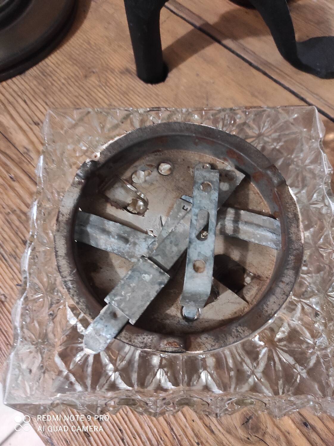 Wall light, ceiling light Vintage Glass