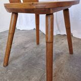 Set of 2 Vintage Wooden Tyrolean Dining Chairs by Ruko Sessel Alois Koller