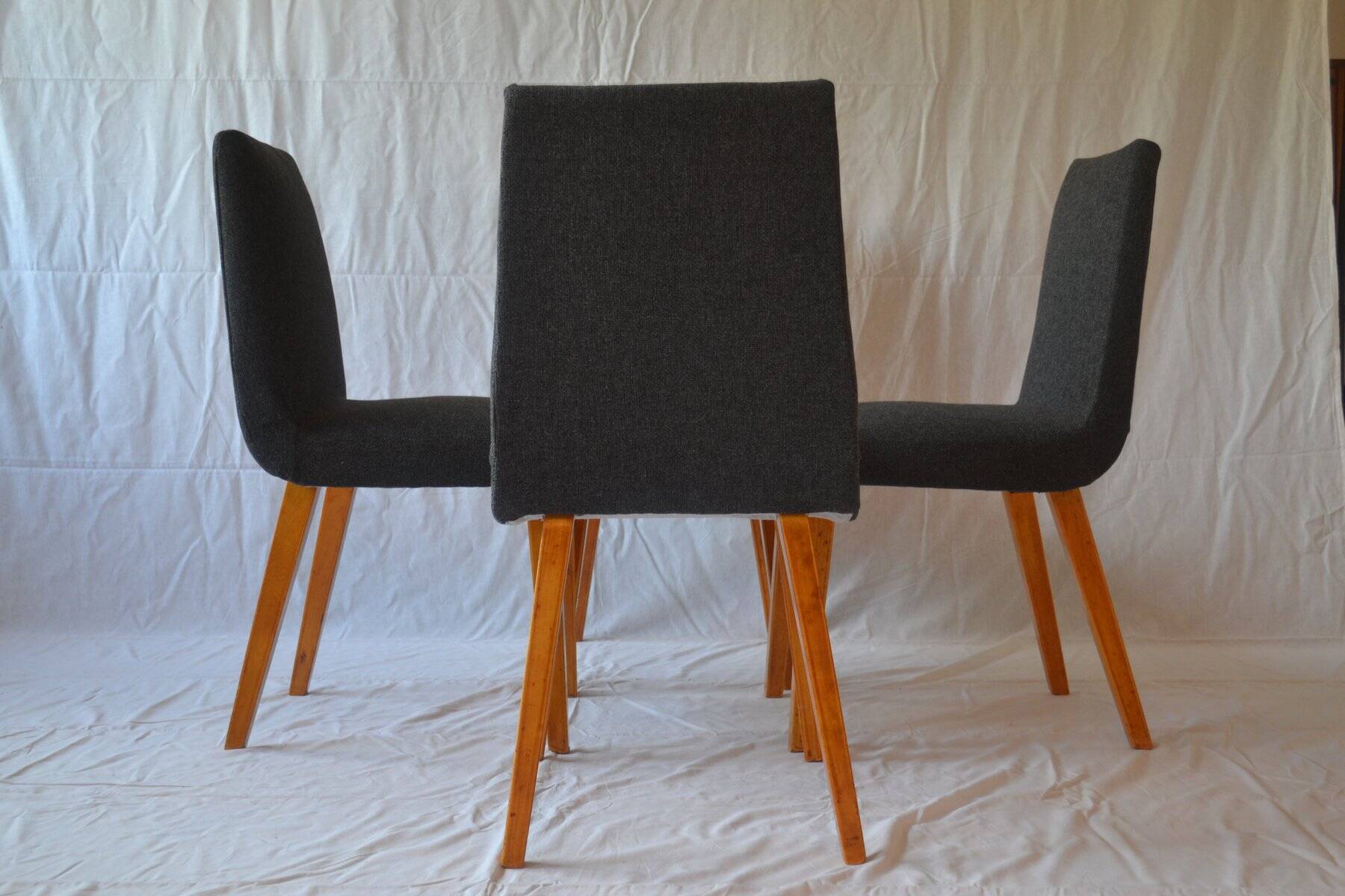 1326 dining chairs by Lejkowski & Lesniewski for Krakowskie Fabryki Mebli, 1962, set of 4