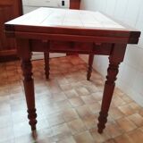 Wooden tile table