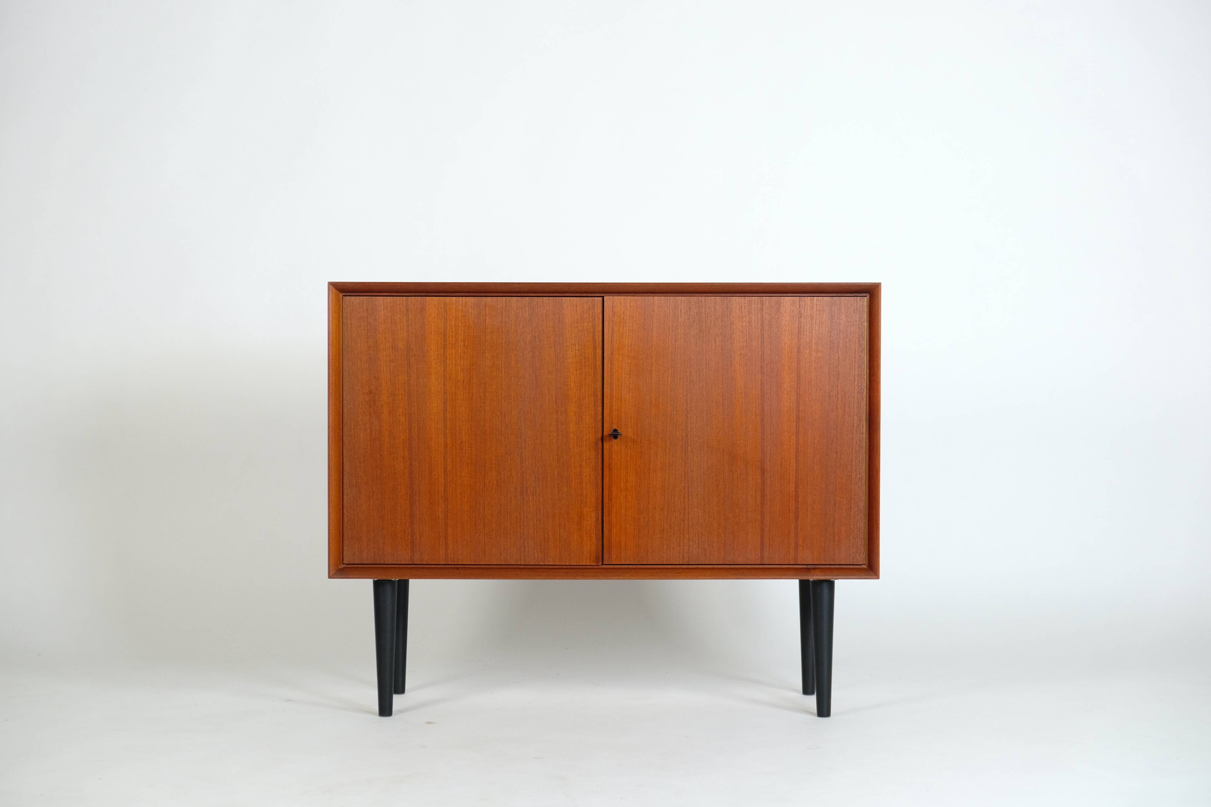 Vintage Teak Kommode Sideboard Schrank 60er 70er Mid-Century 70s