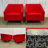 Pair of Seven armchairs by Michiel Van Der Kley for Artifort