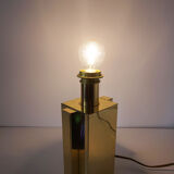 Vintage gold metal lamp foot