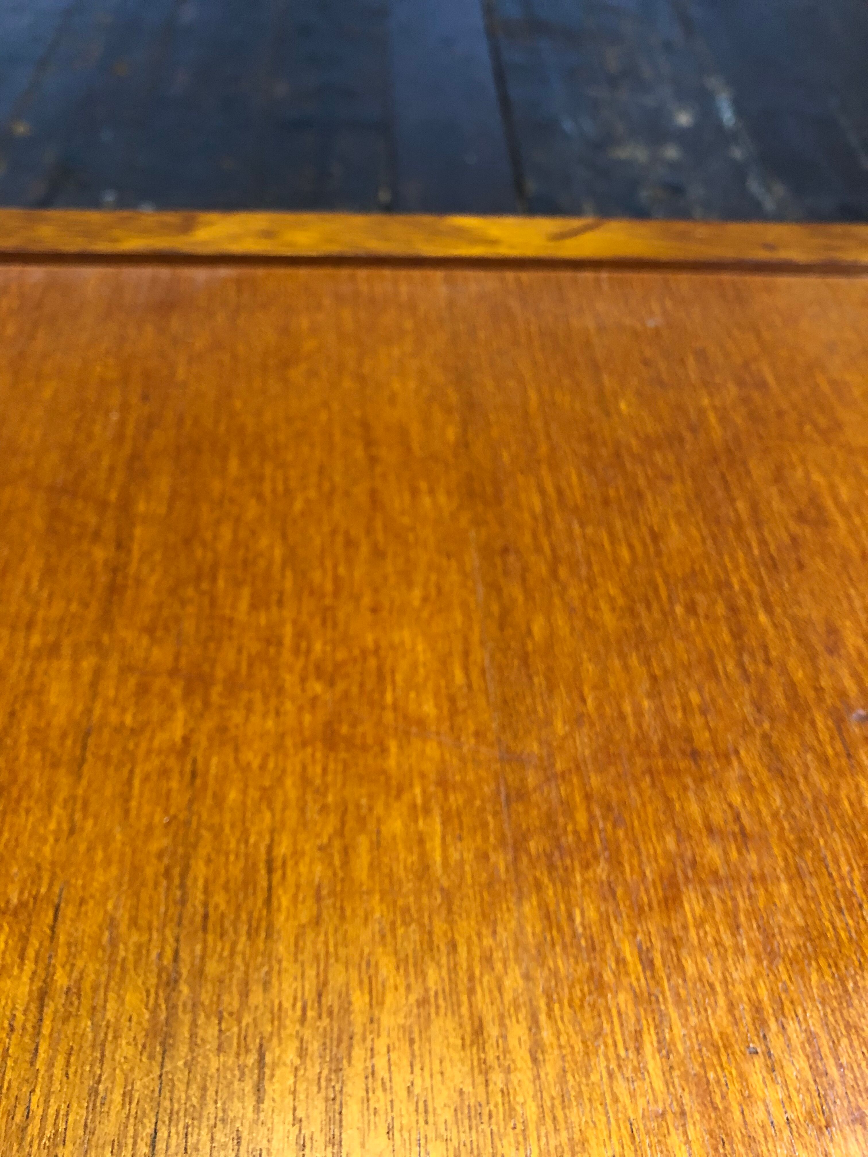 Vtg Mid Century BCM Teak Side Occasional Coffee Table Retro 60s Danish Design