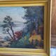 Tableau de Suzanne Pucheu Lashores le caon Cap Ferret 1930