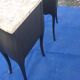 Pair of black bedside tables