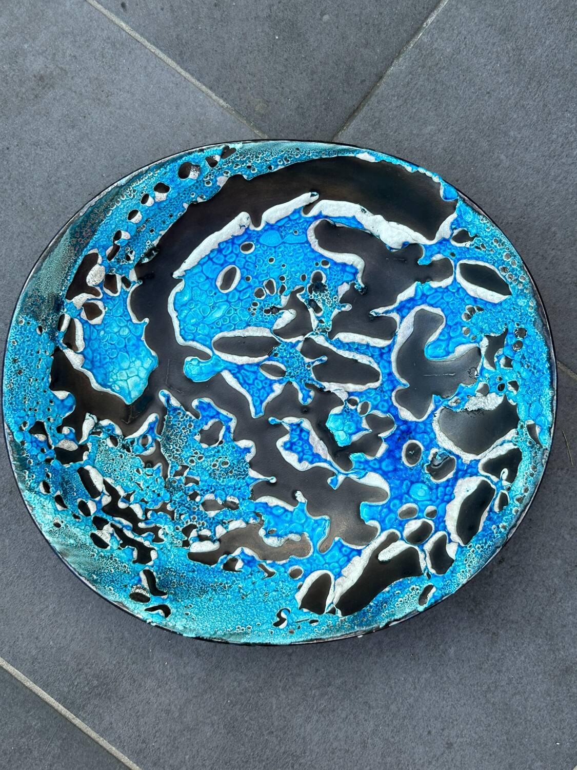 Fat Lava Glazed Ceramic Cup