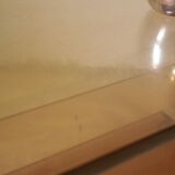 Vintage plexiglas coffee table by Michel Dumas