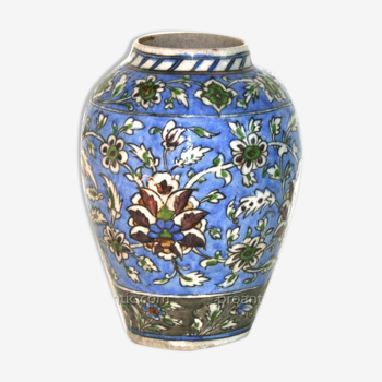 Vase en céramique iznic Turquie art ottoman 19ème