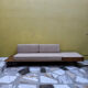 Banquette with storage by Charlotte Perriand