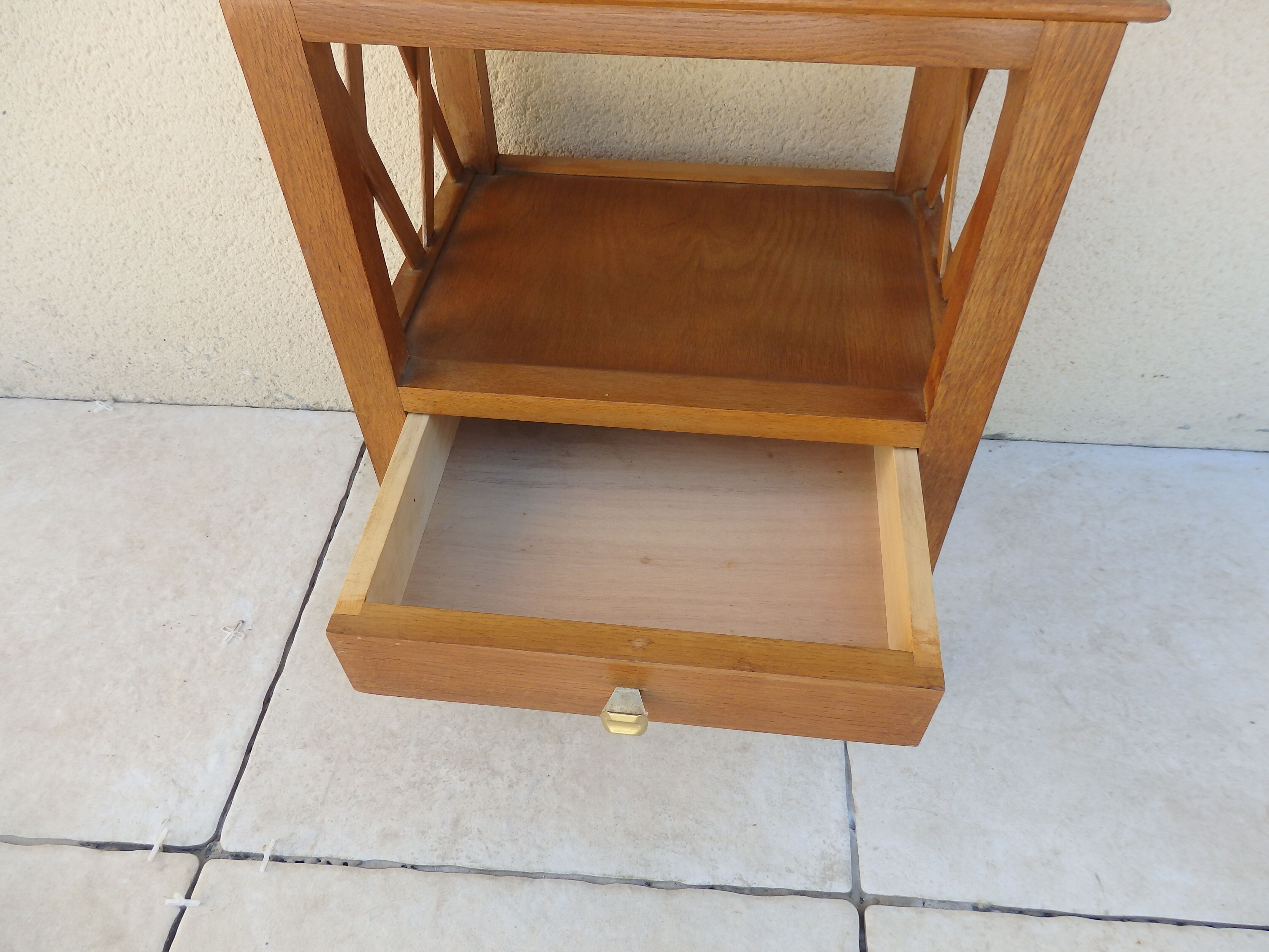 Scandinavian vintage bedside table