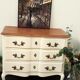 Creme white chest of drawers