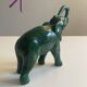 Pair of marbled faience elephants from Saint Clément