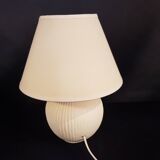 White bedside lamp
