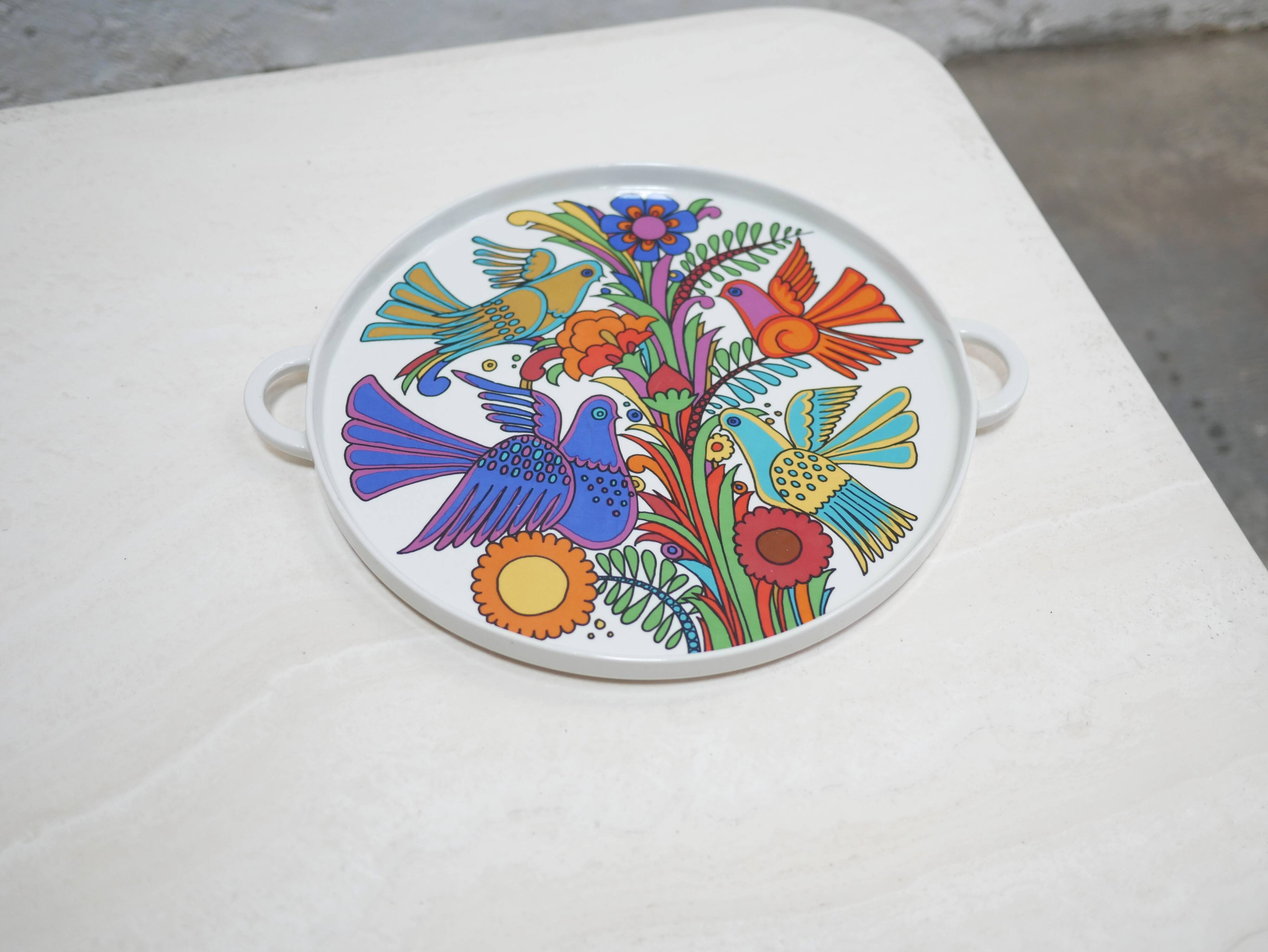 Plat vintage Acapulco par Villeroy et Boch