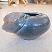 Vase en céramique émaillée par Nadia et Alain Pinel