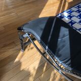 Leather lounge chair