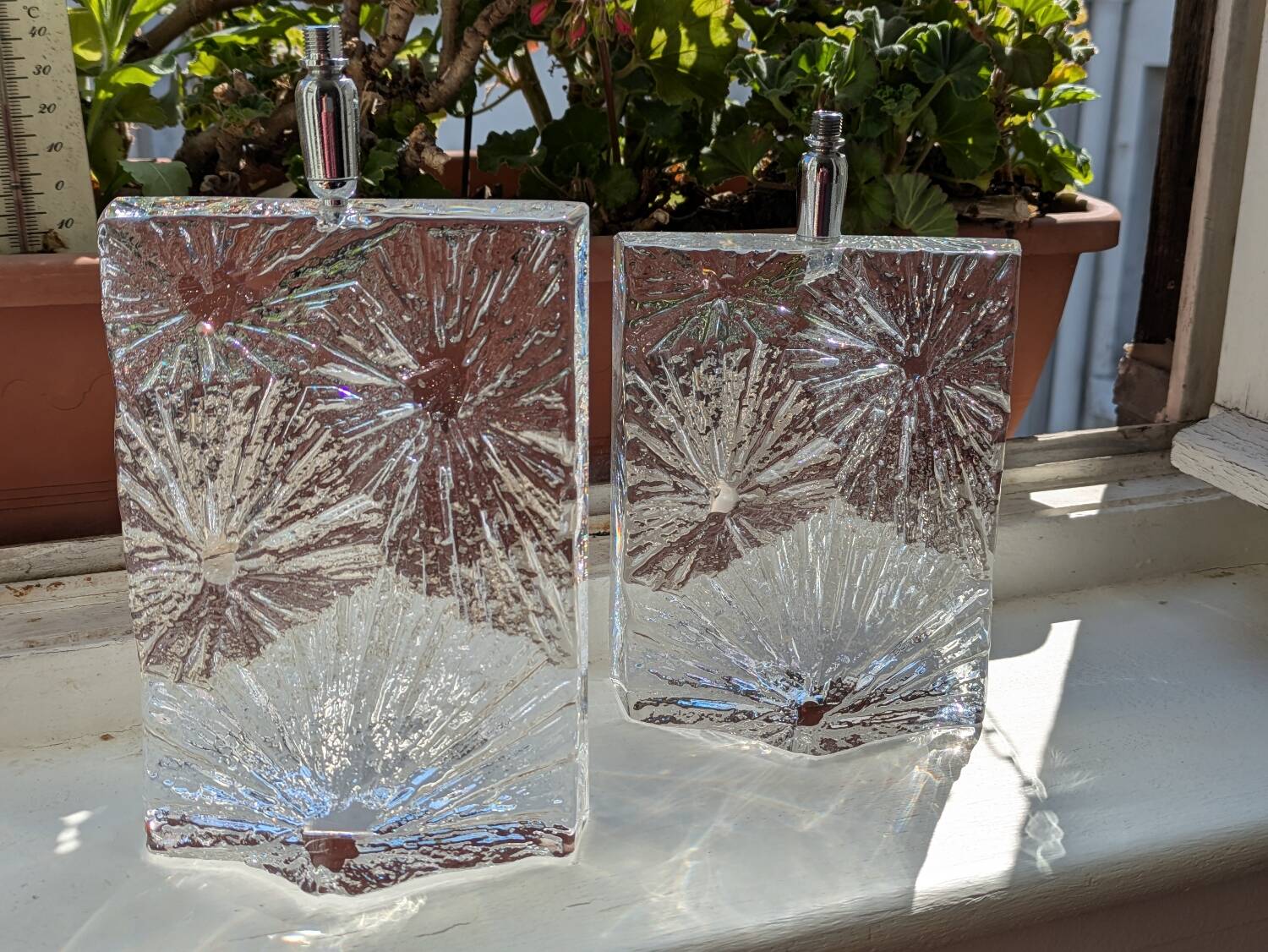 Lampes Daum vitage