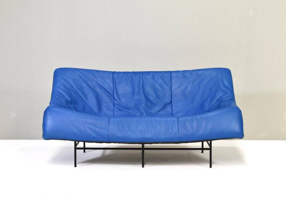 Butterfly sofa in leather by Gerard Van Den Berg for Montis, Netherlands, 1980s