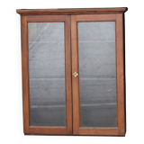 Beautiful late 19th century wall bookcase with double doors